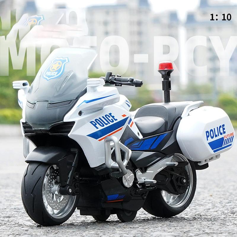 1:10 Alloy Motorcycle With Light And Music (Built-In Button Cell Ag3*3Pcs) - YOYOSO PAKISTAN