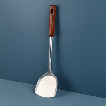 Square hole cooking shovel