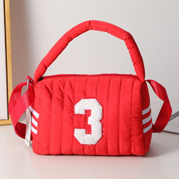 Fashion crossbody shoulder bag- red