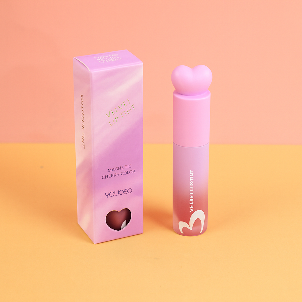 Heart beat love lip glaze-cinnamon peach