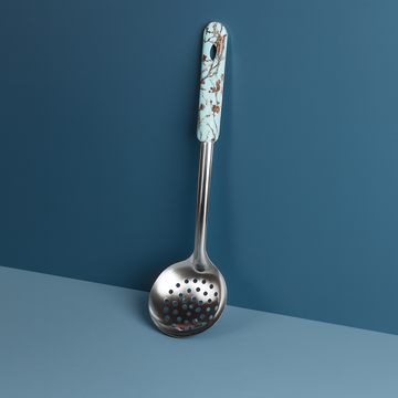 Colorful pattern 10# slotted spoon