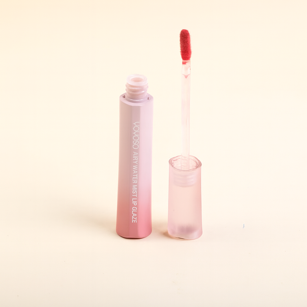 Airy water mist lip glaze-rose nude pink