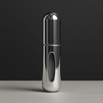 Refillable Perfume Dispenser Bottle 5ml - Brilliant Silver