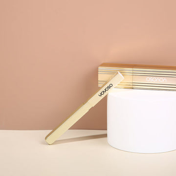 Light Gold Portable Telescopic Lip Brush