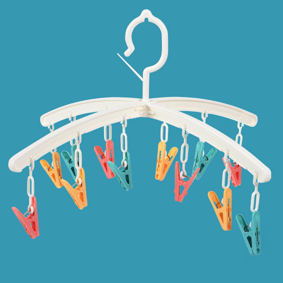 Rainbow foldable drying clip