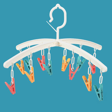 Rainbow foldable drying clip