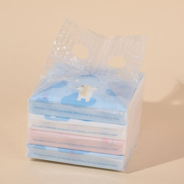 Cute animal series soft facial tissue-4 packs