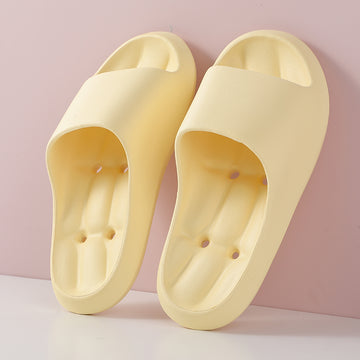 Pea Lady's bathroom slippers -warm yellow 35-36