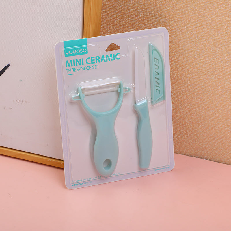 Mini ceramic three-piece set