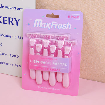 Women's Triple Blade Shaving Razor 6PCS