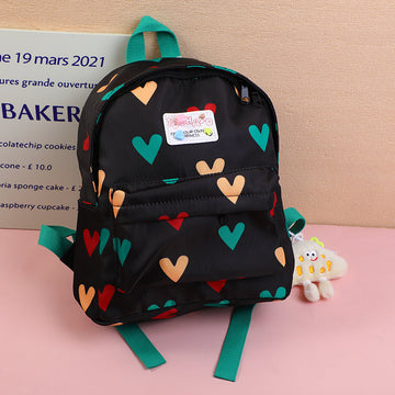 Cheese Pendant Love Bells Kids' Shoulder Bag-Black