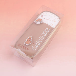 Capybara series-light brown  pencil bag