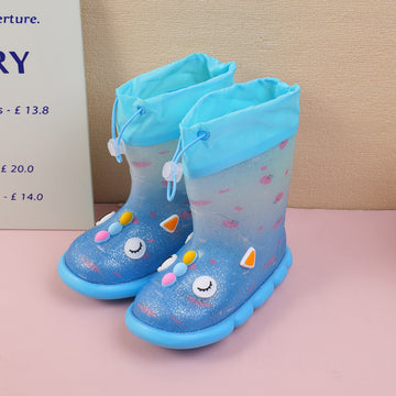 Blue pony Children's Rain Shoes -180