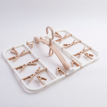 20 Clip Folding Clothes Rack