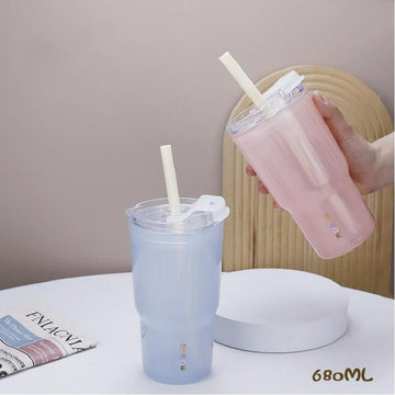 Super Large Capacity Bamboo Glass-1.2L
