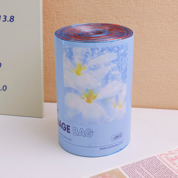 Aromatherapy drawstring garbage bag 80pcs- blue
