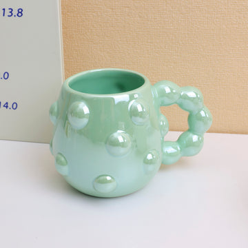 Pearl handle mug - 450ml-1pc