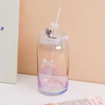 Simple glass cup450ml