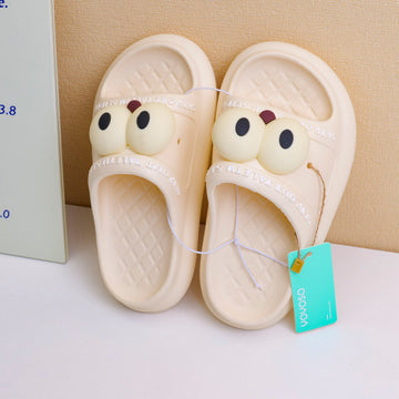 Big eyes Bean kids flip-flops 32-33 yellow