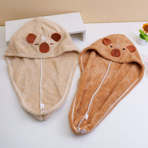 Capybara Series - Stereoscopic dry hair cap