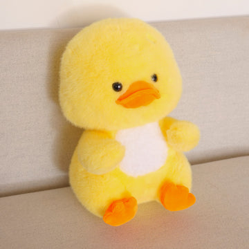 Yellow Duck Series - Sitting plush doll -35cm-1