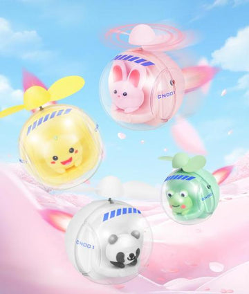 688-2 Cartoon Space Capsule Fan-Panda