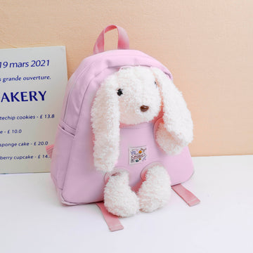 Rabbit Children's Backpack - Pink