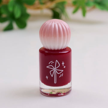 Marshmallow Quick-drying and Fragrant Nail Polish - Plum Red