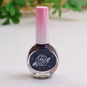 Honey Quick-drying and Fragrant Nail Polish - Deep Burgundy