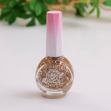 Honey Quick-drying and Fragrant Nail Polish -  Gold Glitter