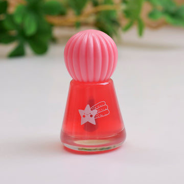 Amusement Park Quick-drying and Fragrant Nail Polish - Translucent Red