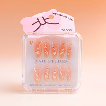 Sweetheart Girl Press-on Nails - Silk Phantom, 10 pieces