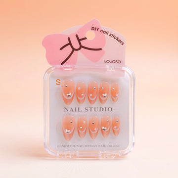 Sweetheart Girl Press-on Nails - Mirror Classic, 10 pieces