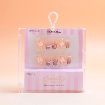 Sweet Promise Press-on Nails - Infinite Shine, 30 pieces