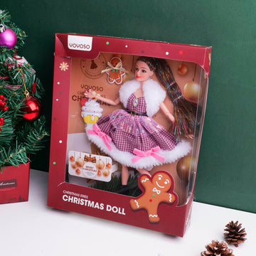 Christmas Series - 11.5-inch Christmas Doll with 11 Joints Model QJ197B