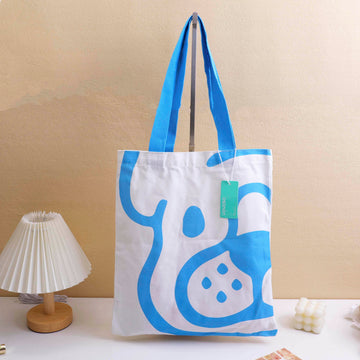 Big-eared Dog Shopping Bag - Blue