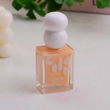 Cute Double-Ball Nail Polish -  Light Yellow