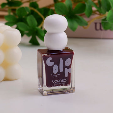 Cute Double-Ball Nail Polish - Cherry Color