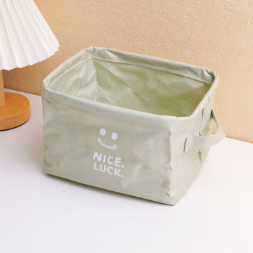 Desktop square waterproof storage basket