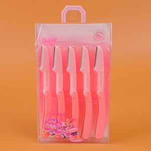 TEDDY ISLAND Series Sharp Folding Eyebrow Razor 5pcs Set