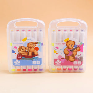 TEDDY ISLAND Series New-style Signet Watercolor Pen 12PCS