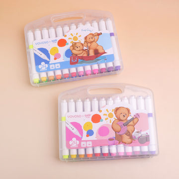 TEDDY ISLAND Series   New-style Signet Watercolor Pen 24PCS