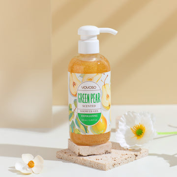 350ml Exfoliating Shower Gel - Green Pear Scented