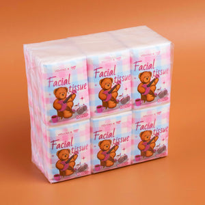 TEDDY ISLAND Series Pocket Tissue (18 Packs)