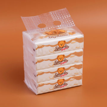 TEDDY ISLAND Series 4-pack Tissues