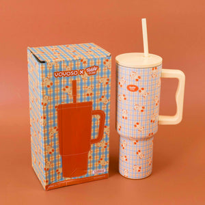 HS-BWB6001 TEDDY ISLAND Series Large-capacity Thermos Cup Model A - 1.2L
