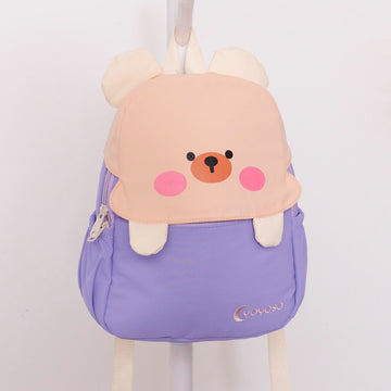 Bear Ear Kids Backpack - Purple