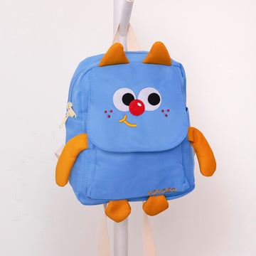 Embroidered Expression Kids Backpack - Blue