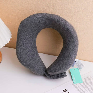 Minimalist U-Shaped Pillow – Dark Gray