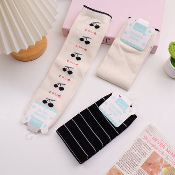 Cherry Children's Calf Socks